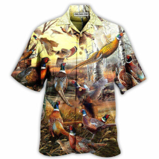 Hunting Animals Its Time For Pheasant Hunting - Hawaiian Shirt - Owl Ohh - Owl Ohh