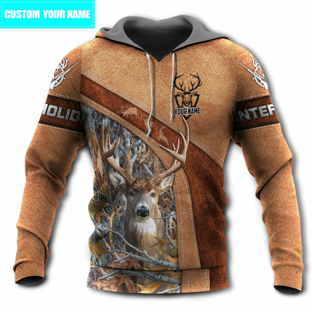 Hunting Deer Amazing With Brown Style Personalized - Hoodie - Owl Ohh - Owl Ohh