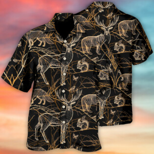 Hunting Dark Art Style - Hawaiian Shirt - Owl Ohh - Owl Ohh