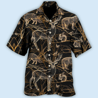 Hunting Dark Art Style - Hawaiian Shirt - Owl Ohh - Owl Ohh