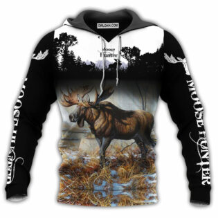 Hunting Moose I Love Hunting - Hoodie - Owl Ohh - Owl Ohh