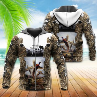 Hunting Pheasant Amazing Near The Lake - Hoodie - Owl Ohh - Owl Ohh