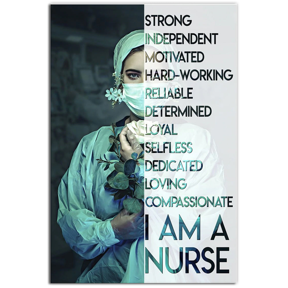 Nurse I Am A Nurse - Vertical Poster - Owl Ohh - Owl Ohh