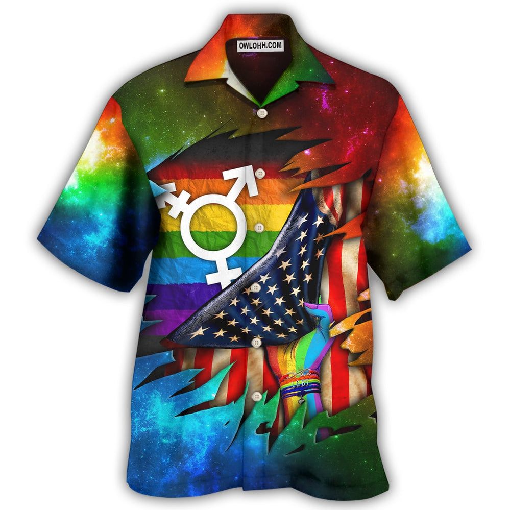 LGBT I Am Brave I Am Bruised Cool - Hawaiian Shirt - Owl Ohh - Owl Ohh