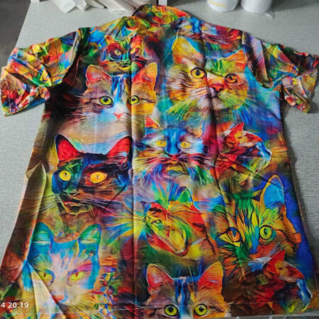 Cat Beautiful Colorful Painting - Hawaiian Shirt - Owl Ohh - Owl Ohh
