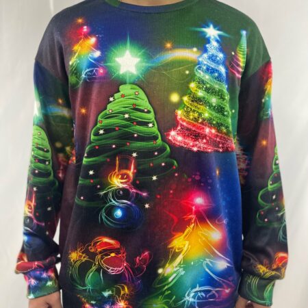 Christmas Merry Everything Happy Always Style - Sweater - Ugly Christmas Sweaters - Owl Ohh - Owl Ohh