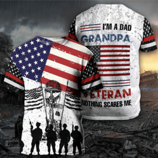 I Am A Dad Grandpa And A Veteran 02 - Hoodie - HOOD01NGC180222