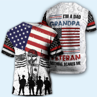 I Am A Dad Grandpa And A Veteran 02 - Hoodie - HOOD01NGC180222