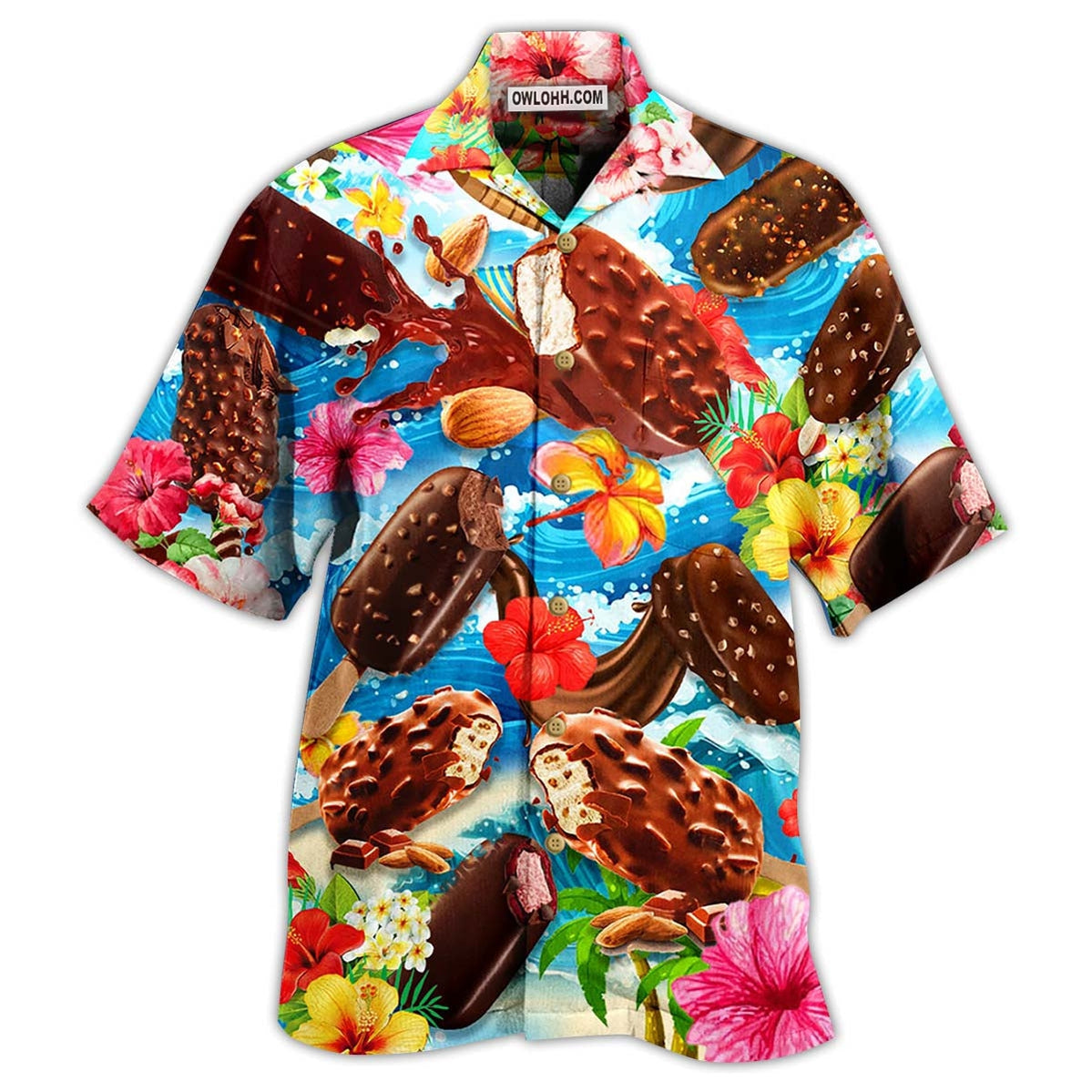 Ice Cream Love It Hot Summer - Hawaiian Shirt - Owl Ohh - Owl Ohh