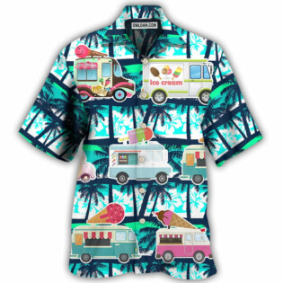 Ice Cream Truck Hot Summer - Hawaiian Shirt - Owl Ohh - Owl Ohh