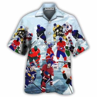 Ice Hockey Is My Therapy And My Life - Hawaiian Shirt - Owl Ohh - Owl Ohh