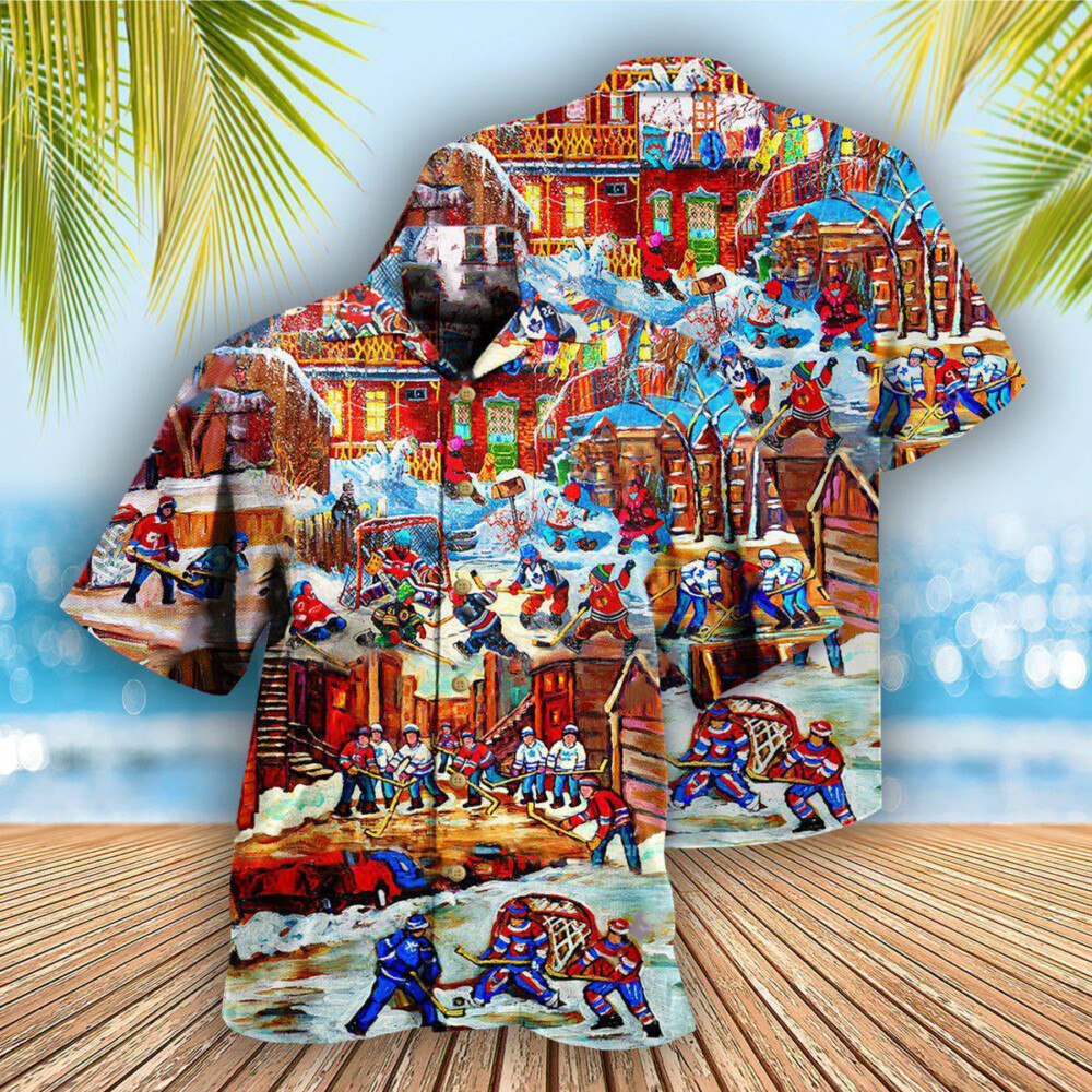 Ice Hockey Is My Life - Hawaiian Shirt - Owl Ohh - Owl Ohh