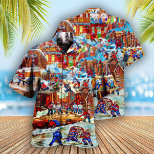 Ice Hockey Is My Life - Hawaiian Shirt - Owl Ohh - Owl Ohh