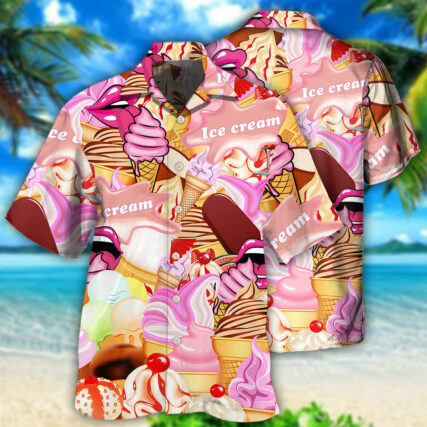 Ice Cream Color Style - Hawaiian Shirt - Owl Ohh - Owl Ohh