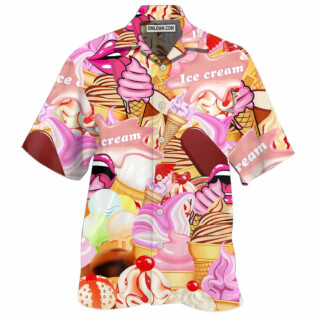 Ice Cream Color Style - Hawaiian Shirt - Owl Ohh - Owl Ohh