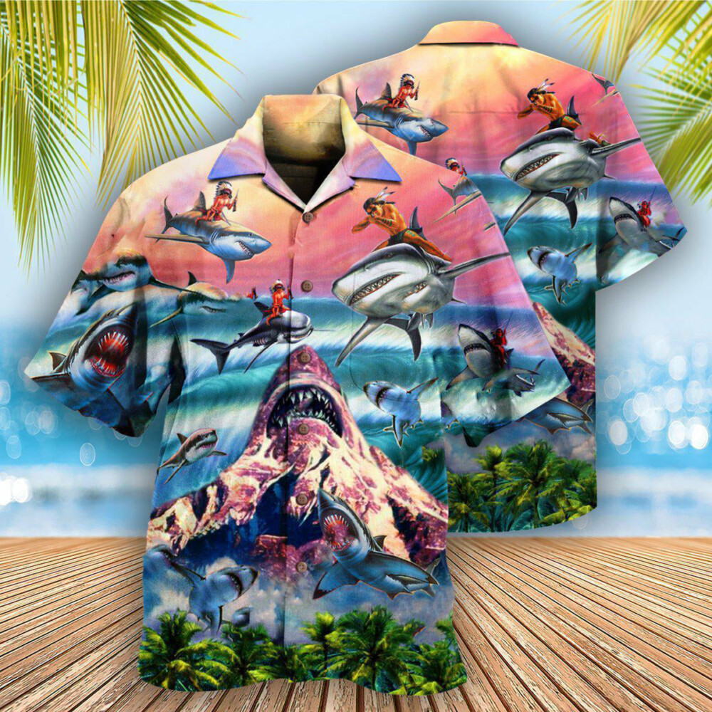 Shark You Still Find Shark - Hawaiian Shirt - Owl Ohh - Owl Ohh