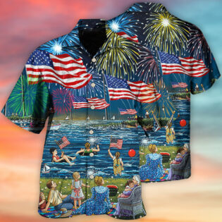 America Independence Day Fun Day - Hawaiian Shirt - Owl Ohh - Owl Ohh