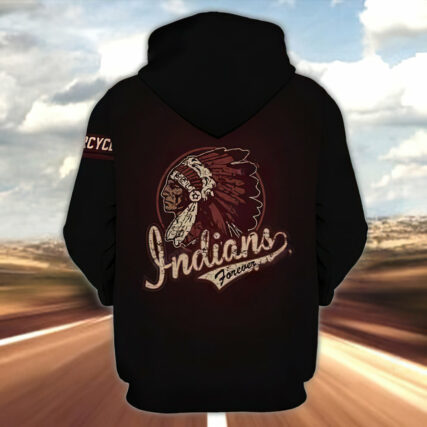 Indians Skull Personalized - Hoodie - BOMJ01NGA240122