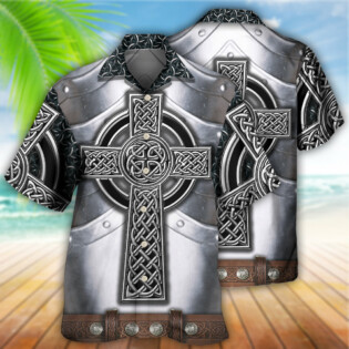 Irish Celtic Armor Metal Irish - Hawaiian Shirt - Owl Ohh - Owl Ohh