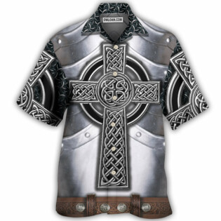 Irish Celtic Armor Metal Irish - Hawaiian Shirt - Owl Ohh - Owl Ohh