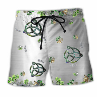 Irish Clover Metal Style - Beach Short - Owl Ohh - Owl Ohh