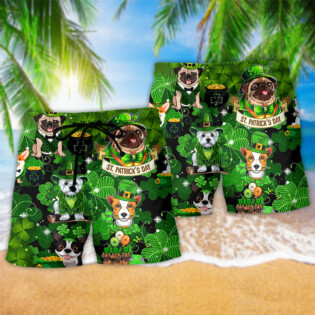 Irish Dogs Love Irish Green - Beach Short - Owl Ohh - Owl Ohh