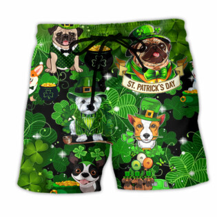 Irish Dogs Love Irish Green - Beach Short - Owl Ohh - Owl Ohh