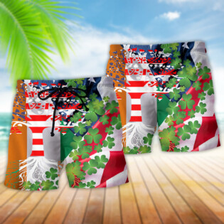 Irish Independence Day America - Beach Short - Owl Ohh - Owl Ohh