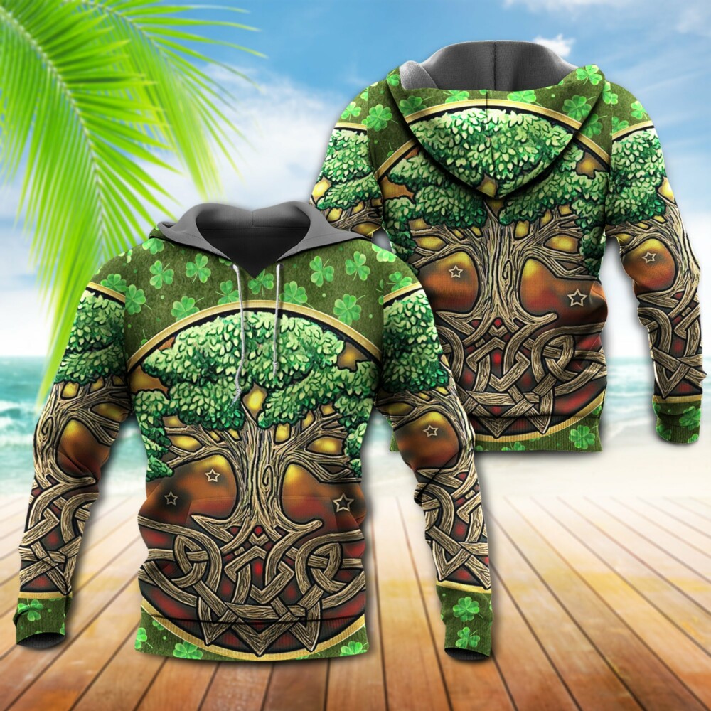 Irish Love Life Style With Tree - Hoodie - Owl Ohh - Owl Ohh
