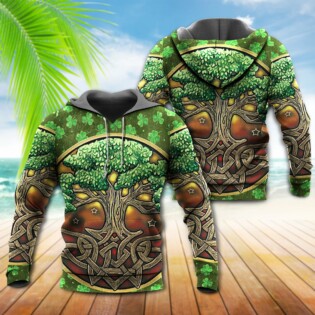Irish Love Life Style With Tree - Hoodie - Owl Ohh - Owl Ohh