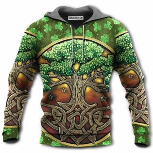 Irish Love Life Style With Tree - Hoodie - Owl Ohh - Owl Ohh