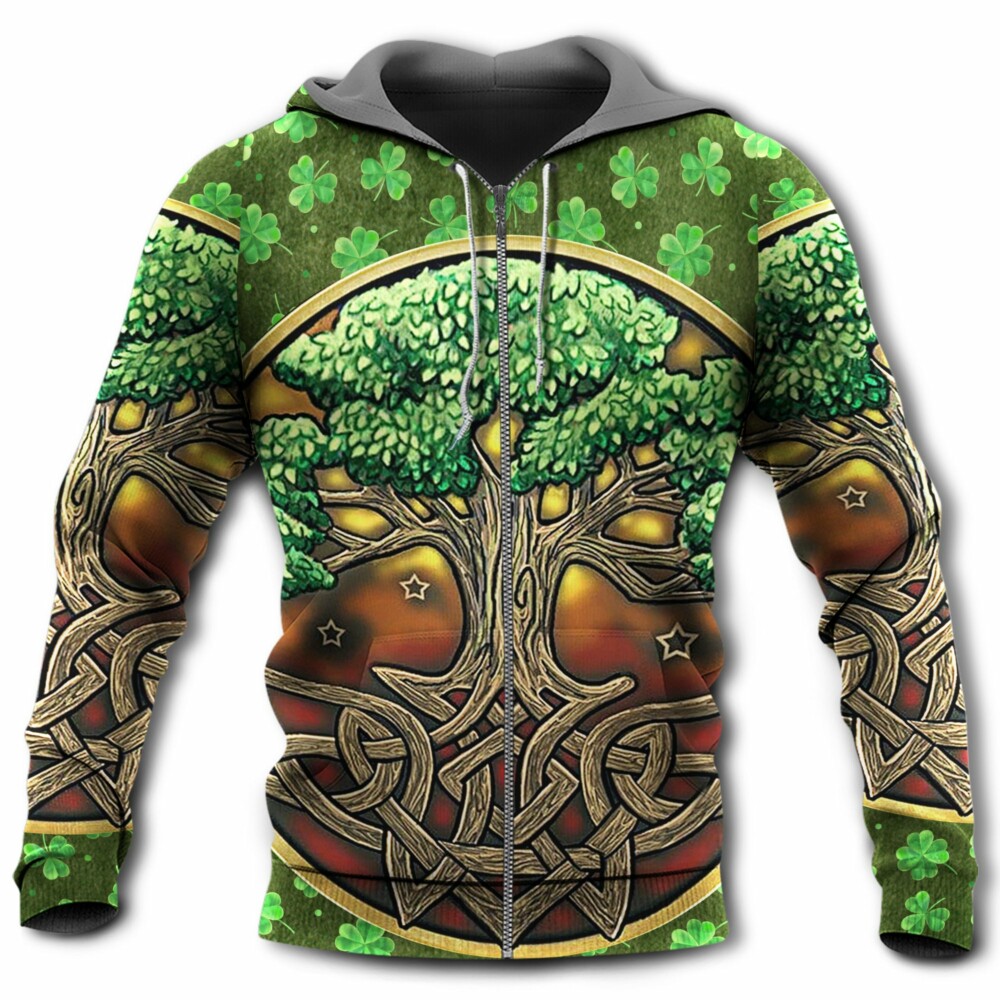 Irish Love Life Style With Tree - Hoodie - Owl Ohh - Owl Ohh