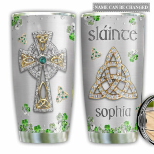 Irish Lover With Royal Style Personalized – Stainless Steel Tumbler - Owl Ohh - Owl Ohh