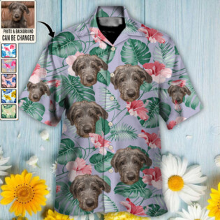 Dog Lucky You Want Tropical Custom Photo - Hawaiian Shirt - Personalized Photo Gifts-Owl Ohh