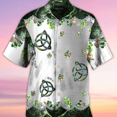 Irish Clover Metal - Hawaiian Shirt - Owl Ohh - Owl Ohh