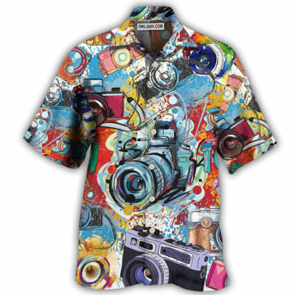 Camera It's A World Of Cameras - Hawaiian Shirt - Owl Ohh - Owl Ohh