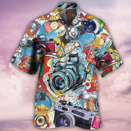 Camera It's A World Of Cameras - Hawaiian Shirt - Owl Ohh - Owl Ohh