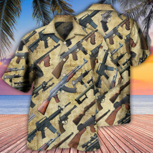 Gun It's All About Guns - Hawaiian Shirt - Owl Ohh - Owl Ohh