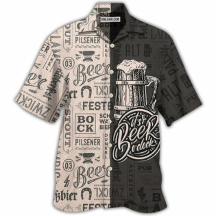Beer It's Beer O'clock Classic Style - Hawaiian shirt - Owl Ohh - Owl Ohh