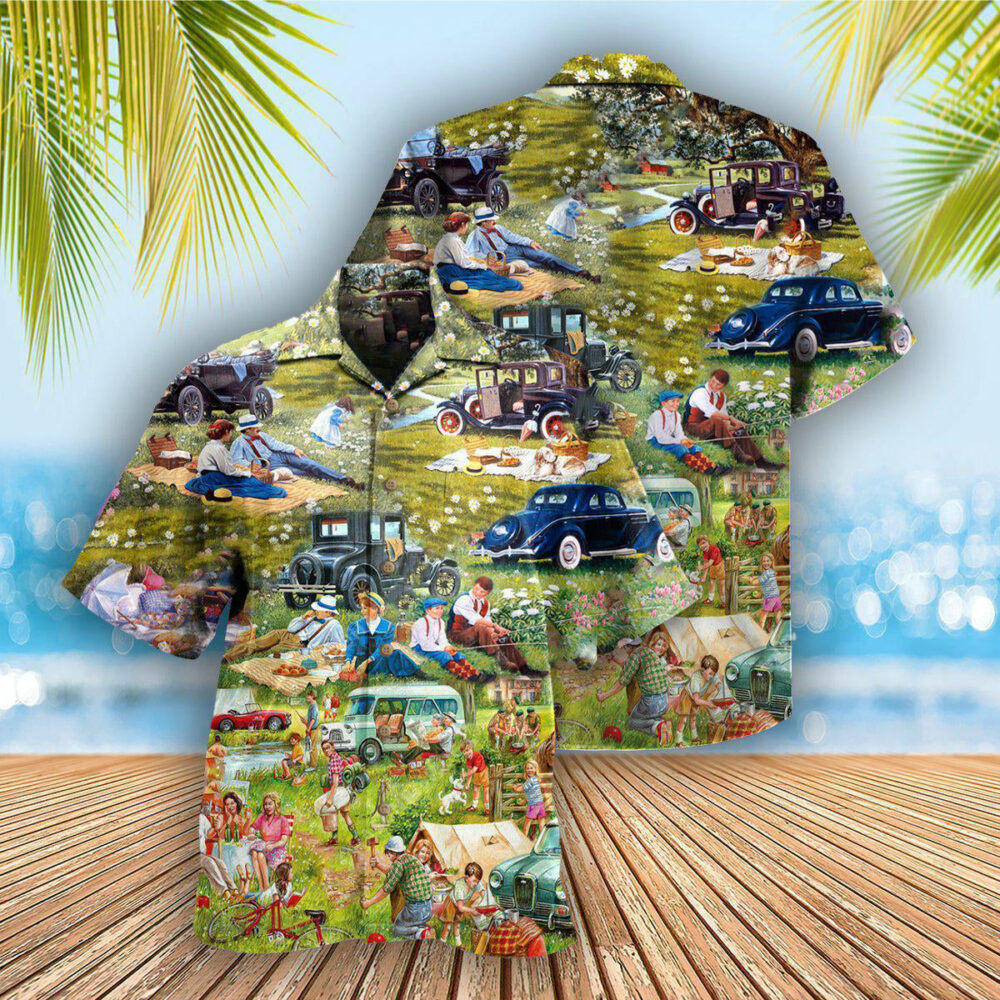 Camping It's Picnic Time So Funny - Hawaiian Shirt - Owl Ohh - Owl Ohh