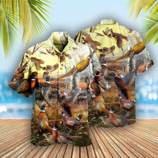 Hunting Animals Its Time For Pheasant Hunting - Hawaiian Shirt - Owl Ohh - Owl Ohh