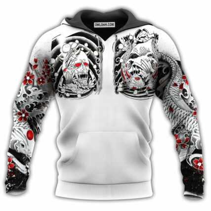 Japan Culture Japan Art Tattoo - Hoodie - Owl Ohh - Owl Ohh