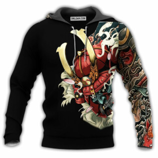 Japan Culture Samurai Tattoo With Colorful - Hoodie - Owl Ohh - Owl Ohh