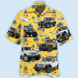 Jeep Stunning Tropical Style - Hawaiian Shirt - Owl Ohh - Owl Ohh