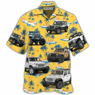 Jeep Stunning Tropical Style - Hawaiian Shirt - Owl Ohh - Owl Ohh