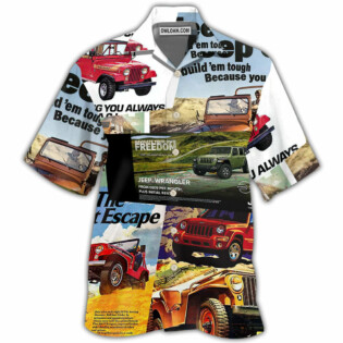 Jeep Variety Poster - Hawaiian Shirt - Owl Ohh - Owl Ohh