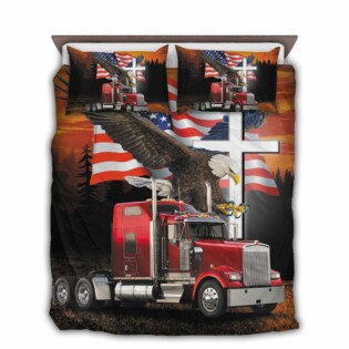 Truck Jesus American Eagle Swab Rig - Bedding Cover - Owl Ohh - Owl Ohh