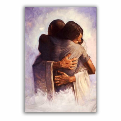 Jesus In The Arm Of Lord - Vertical Poster - Owl Ohh - Owl Ohh