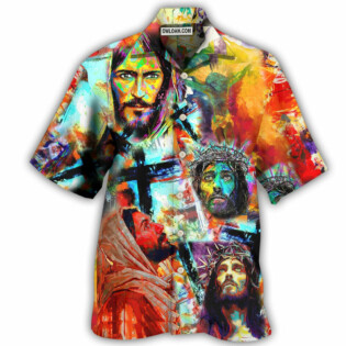 Jesus Peace Life Color - Hawaiian Shirt - Owl Ohh - Owl Ohh