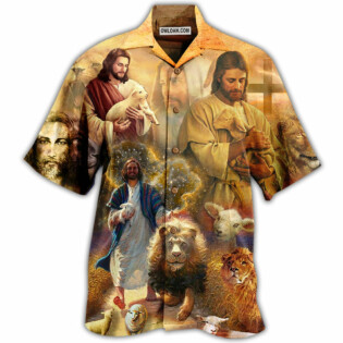 Jesus Saves Animals And Loves Animals - Hawaiian Shirt - Owl Ohh - Owl Ohh